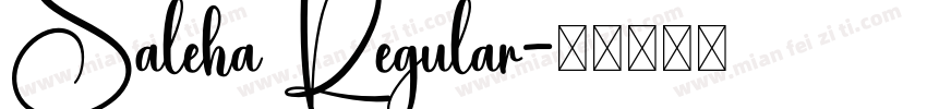 Saleha Regular字体转换